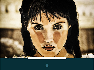 Portrait Practice_ Gemma Arterton_02 digital art illustration