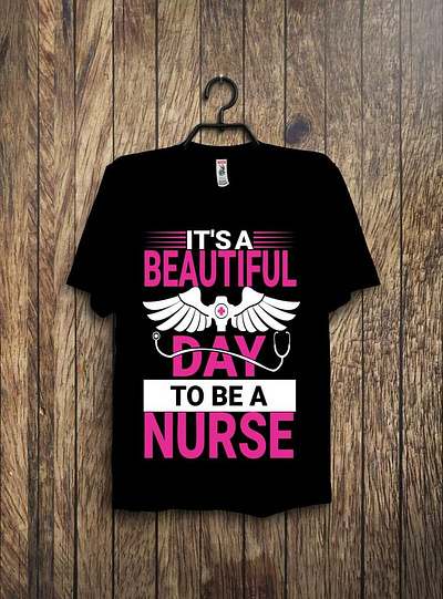 T-Shirt Design branding design graphic design illustration letter logo logo logo design nurse tshirt vector