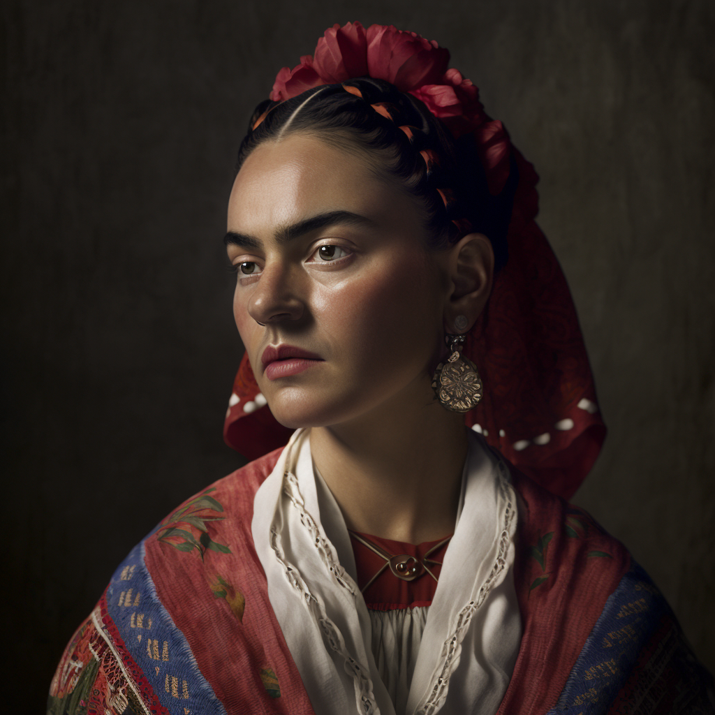 Frida Kahlo by AI Customs on Dribbble