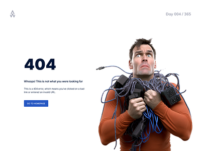 Day 004 — 404 page 404 ai challenge dailyui design error figma grid home layout midjourney minimal page section ui ukraine ux web webdesign