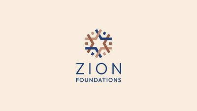 Zion Foundations branding community custom design graphic design house housing logo star unity vector zion