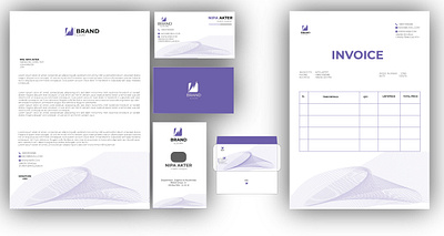 Stationary branding flyer graphic design stationary