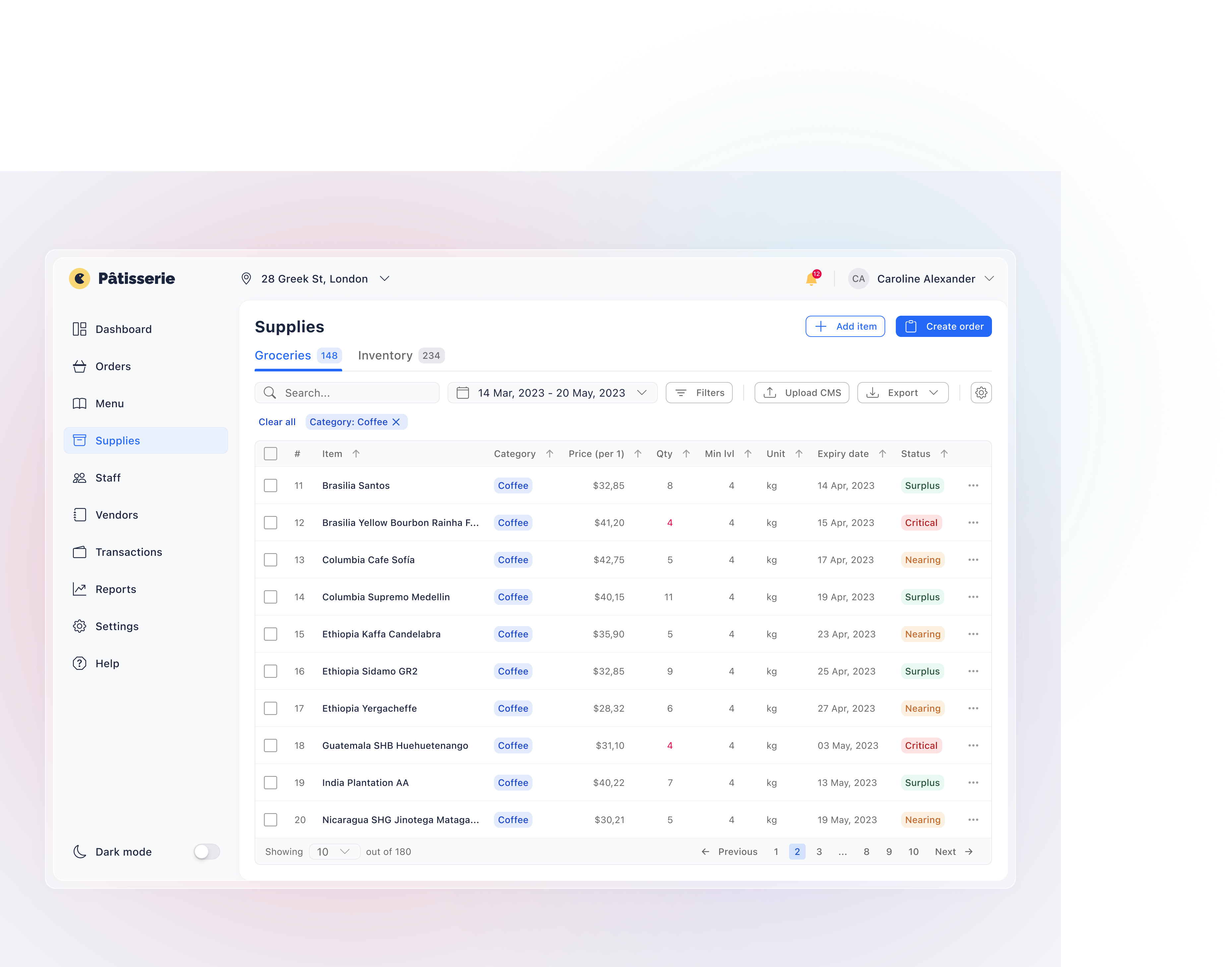 Hospitality CRM concept crm hospitality pos product design restaurant saas ux design