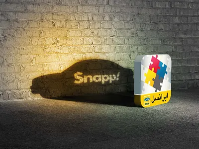 Visual design for MTN Irancell/Snapp! 3d design graphic design illustration