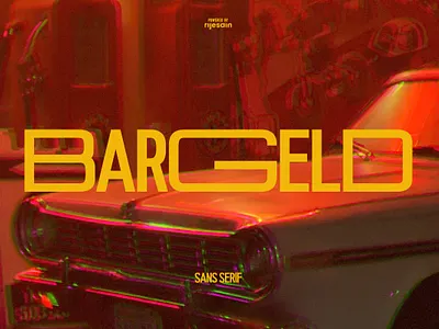 BARGELD FONT branding design font futuristic geometric graphic design headline magazines modern poster sans serif typeface typography