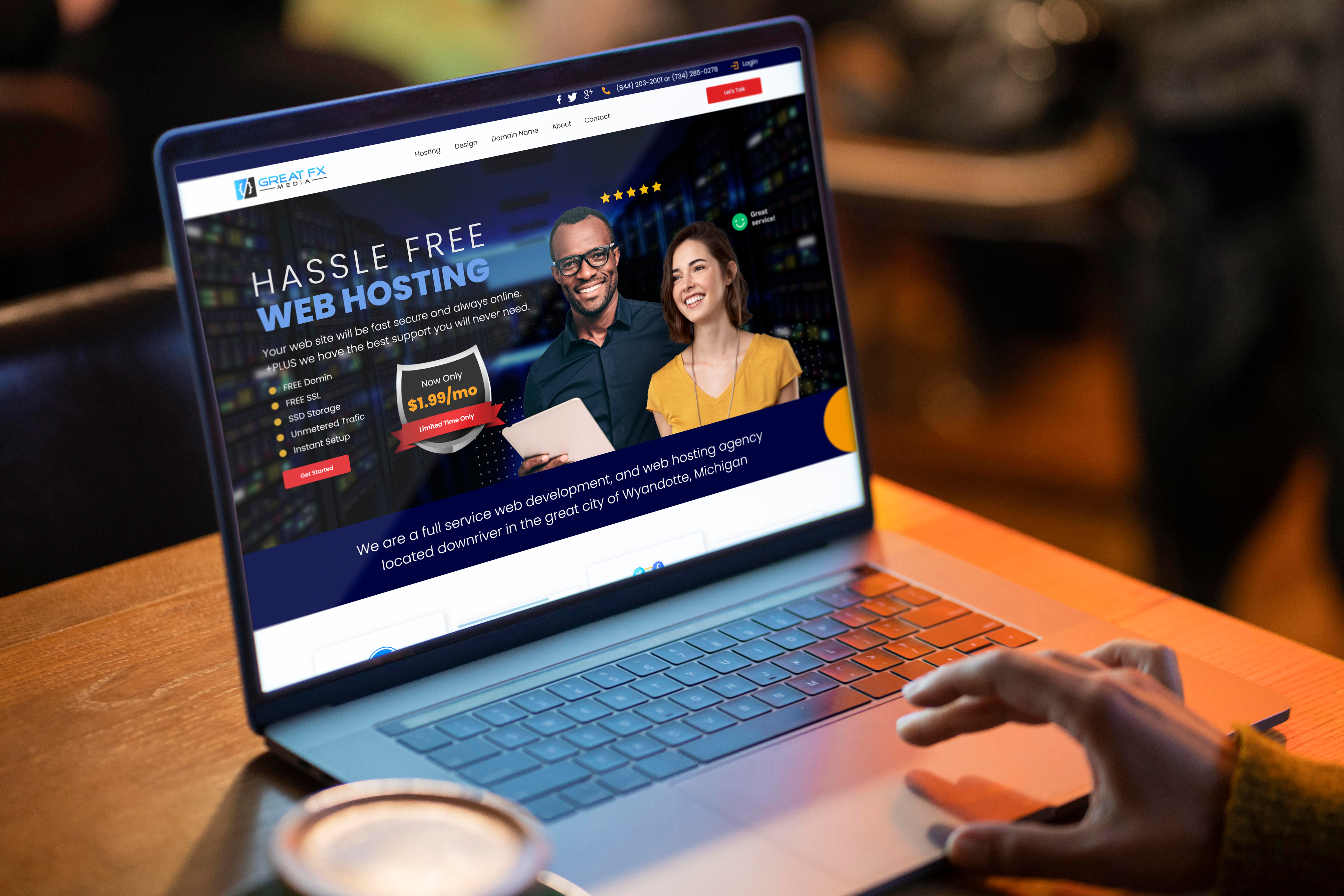 Example of Website UI/UX Design   Axxemo Technology