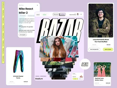 BAZAR Web Design app bazar branding crocs crocswebsite day13 design designer designing illustration india music ui uichallenge uidesigner ux webdesigner website websitedesign world