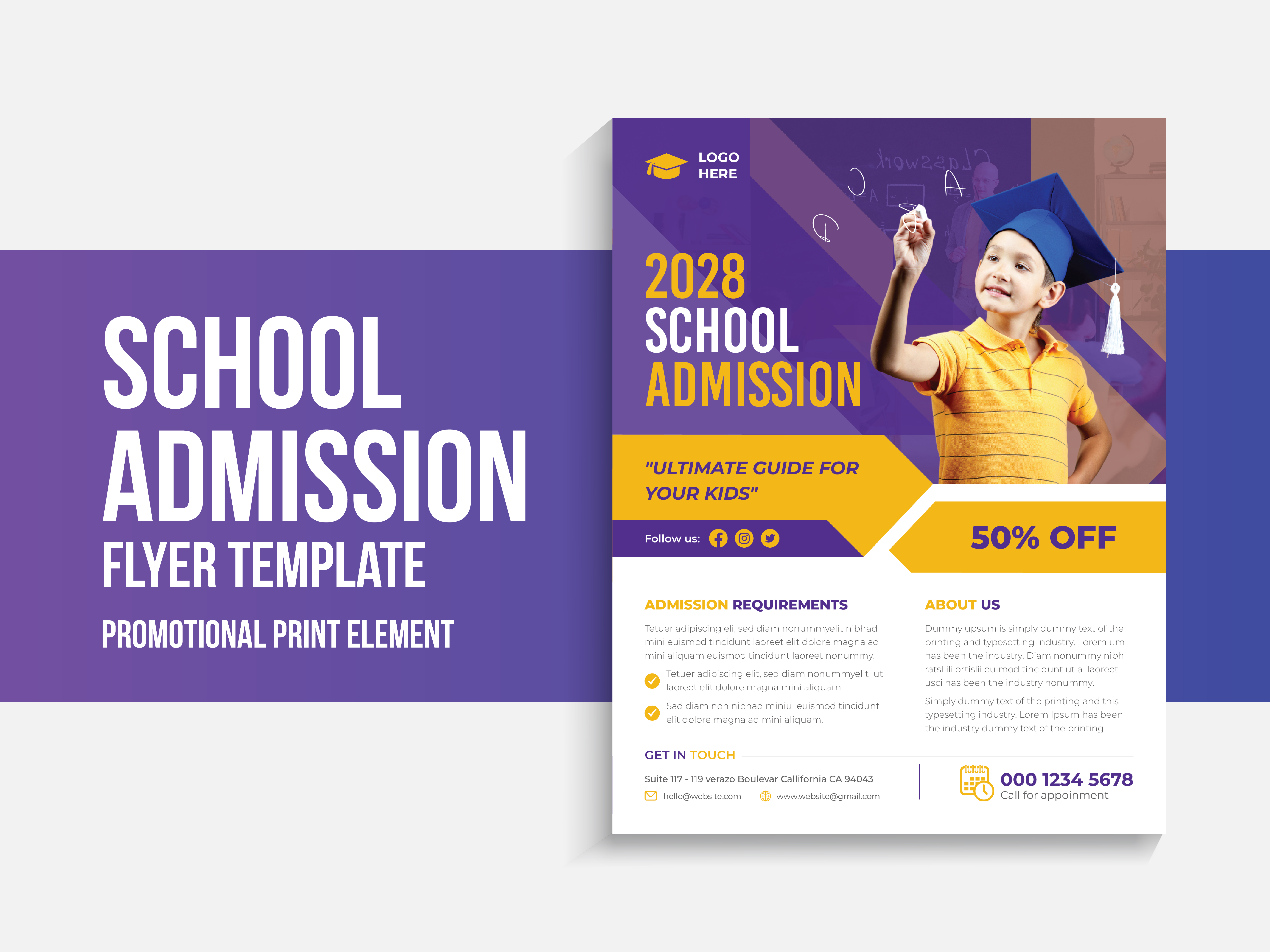 Download Abstract Beautiful School Admission Open Banner Poster Template |  CorelDraw Design (Download Free CDR, Vector, Stock Images, Tutorials, Tips  & Tricks)