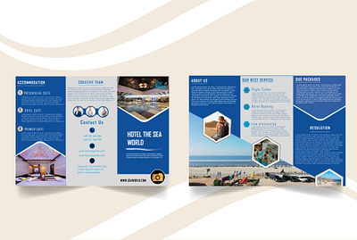 I will build a trifold brochure, bifold and leaflet design for y bifold design flyer marketingmaterial printdesign trifold trifoldbrochure