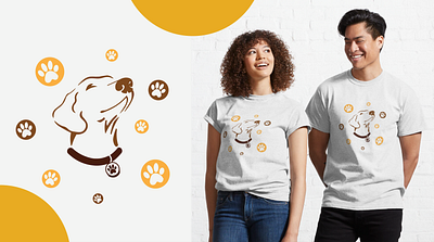 DOG LOVERS animal branding cartoon design dog graphic design illustration logo pet t shirt vector