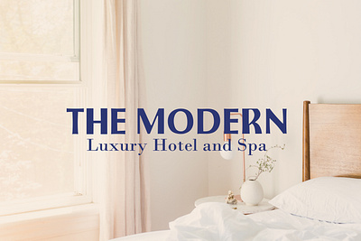 THE MODRN-Luxury Hotel and Spa branding graphic design logfolio logo logo design logotype modernlogo