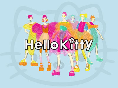 Hello Kitty Collection clothes design design fashion fashion collection fashion illustration fashiondesignportfolio