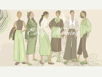 Early Morning clothes design design fashion fashion collection fashion illustration fashiondesignportfolio illustration