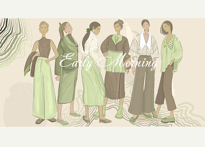 Early Morning clothes design design fashion fashion collection fashion illustration fashiondesignportfolio illustration