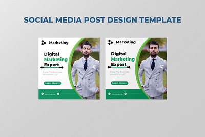 Social Media Post Design Template graphic design