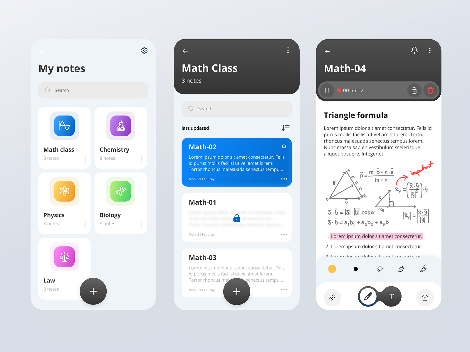 class-note-taking-app-by-hanigo96-on-dribbble