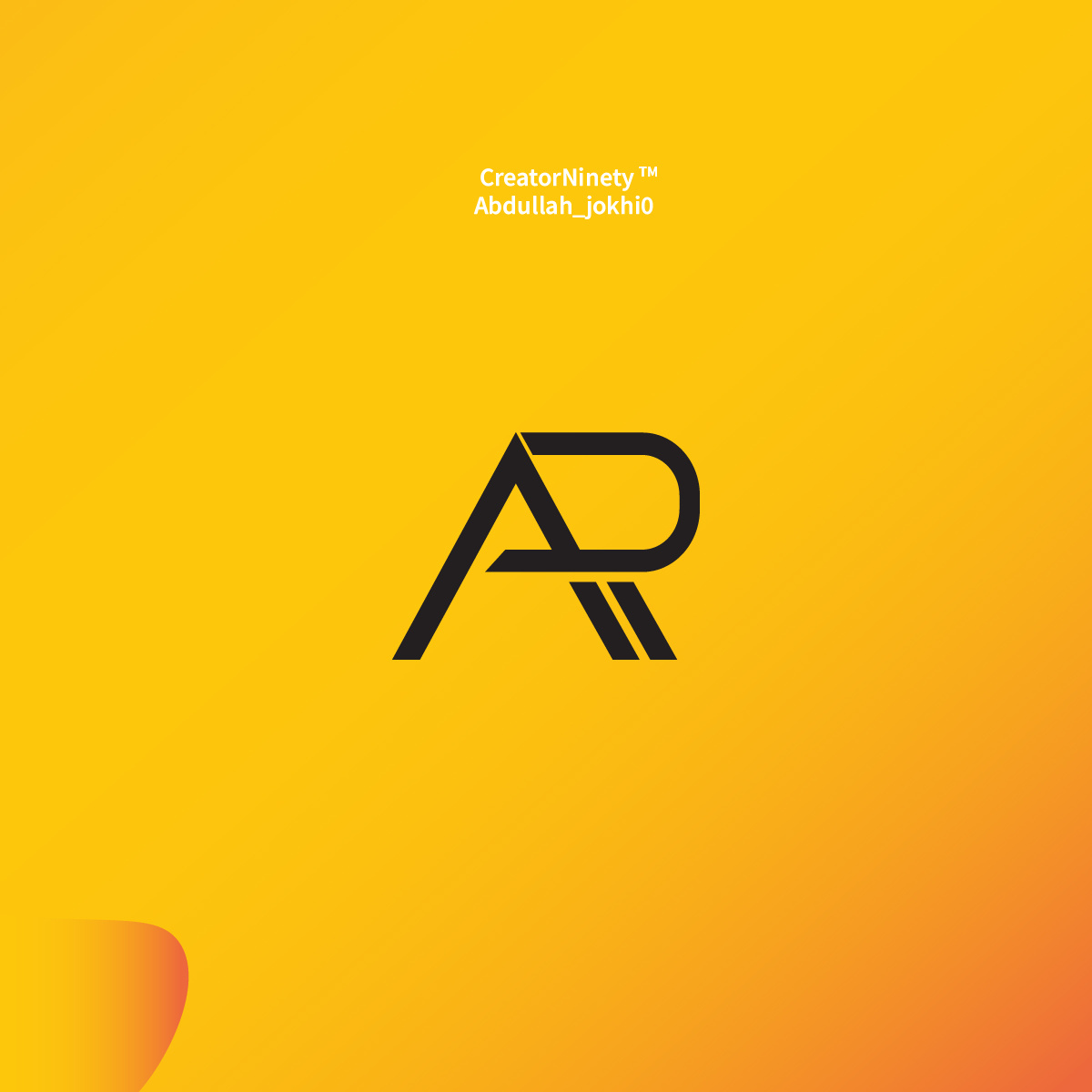 Ar logo design | ar letter logo | creatorninety abdullah jokhio animation ar ar logo ar logo design ar logo inspiration ar logos branding creative design design graphic design illustration logo logo design ra ra logo design ux vector