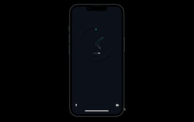 Clock interaction #figma app clock design ui