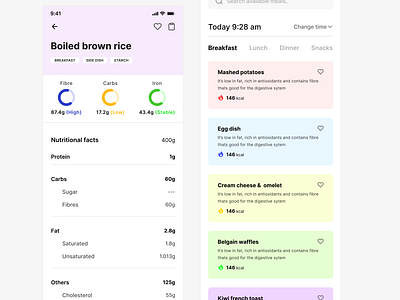 Nutritional & Diet App Design branding coupon app design diet app mobile app nutrition nutritional app ui ux website website design