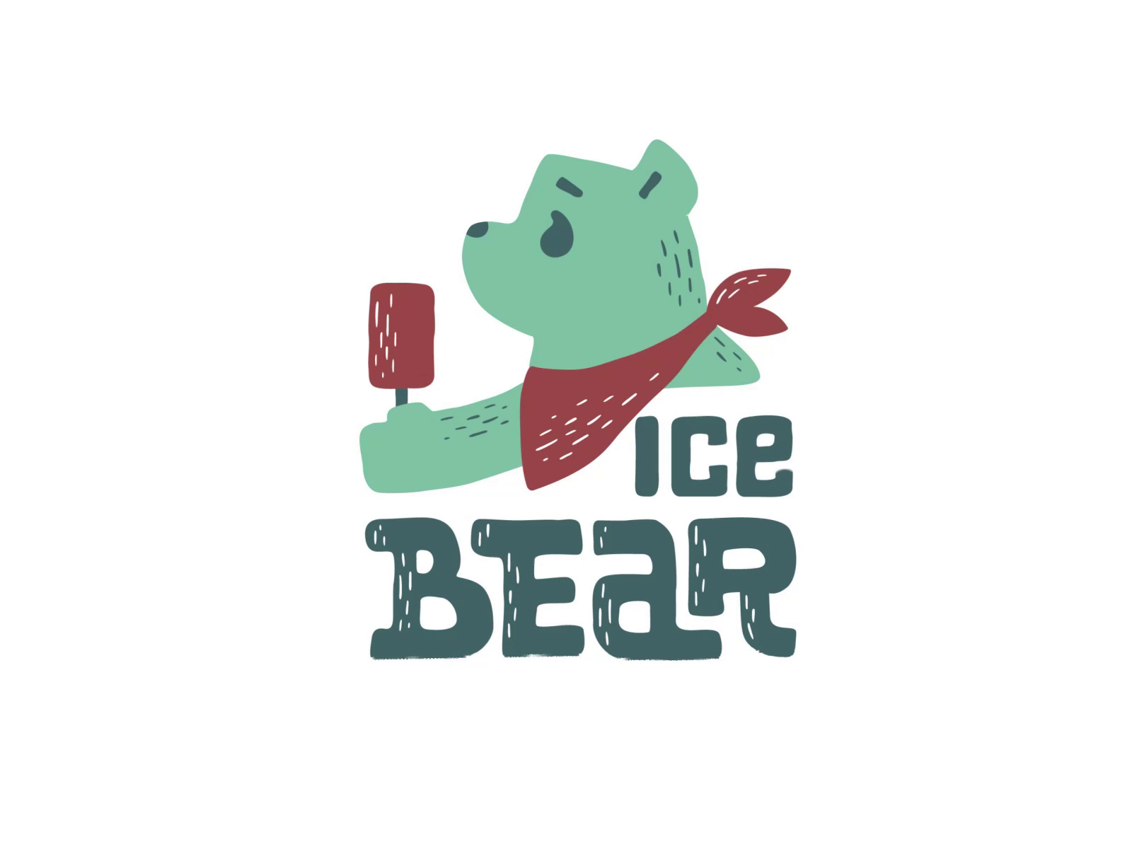 Ice Bear Logo Animation by Bogdan Falin for QClay on Dribbble