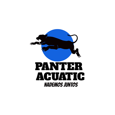 logo escuela natacion design logo vector