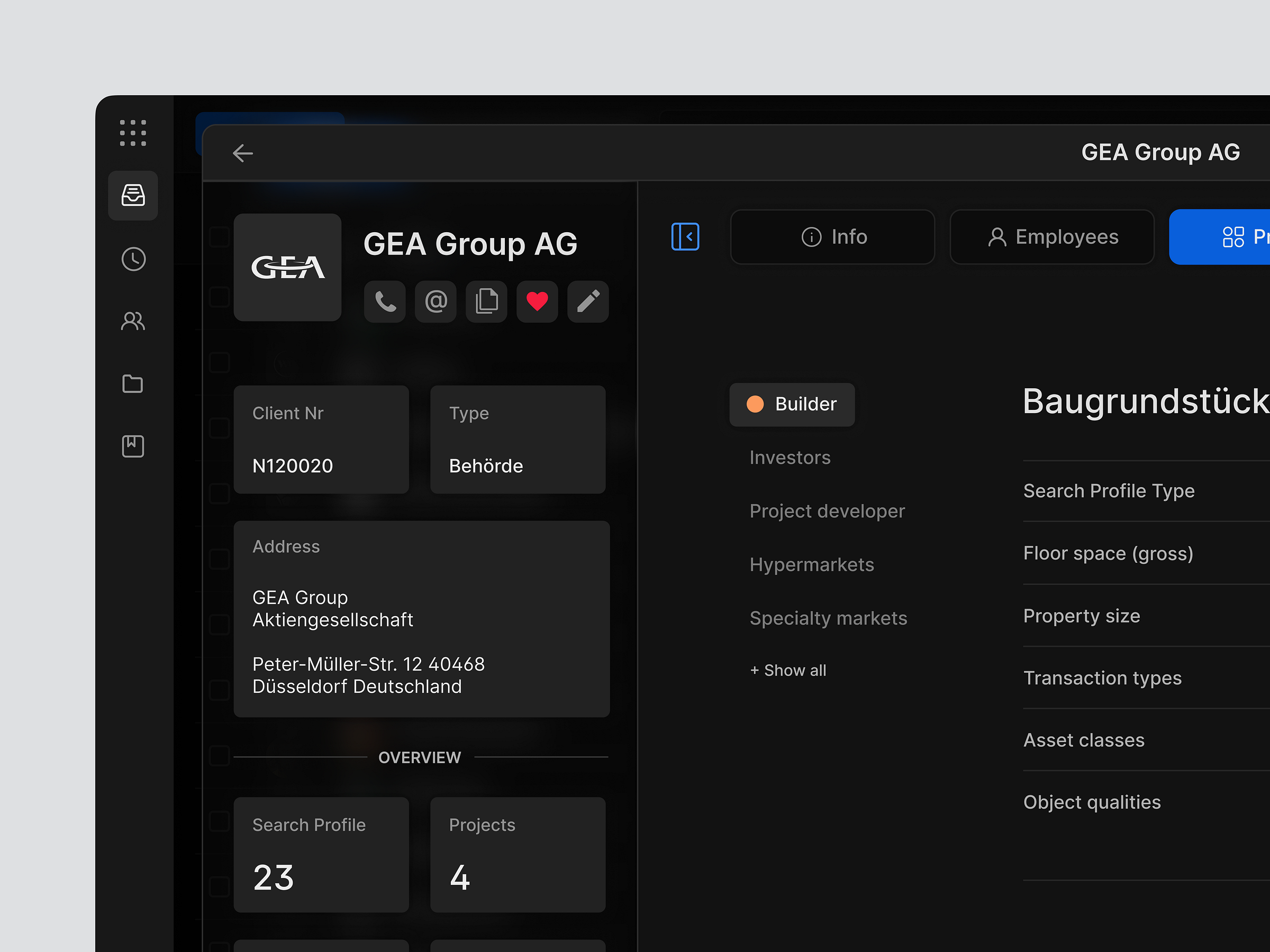 Profile / Information Popup by Kevin Dukkon for Fintory on Dribbble