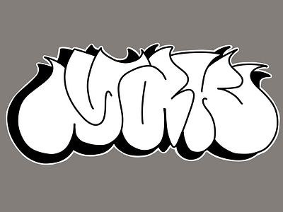 Kiyak graffiti - Throwup by Mopar on Dribbble