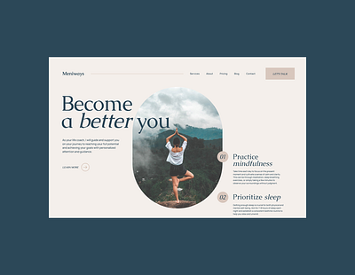 Life Coacher's Website branding design ui website