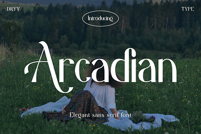 Arcadian - Sans Serif Display Font beauty branding displayfont elegant fashion font free font sans serif skincare typeface wedding