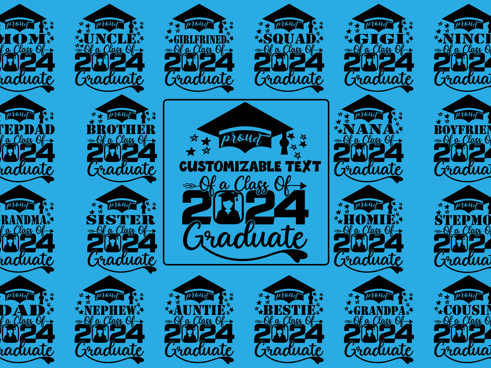Graduation 2024 Svg Bundle by Creative Design on Dribbble
