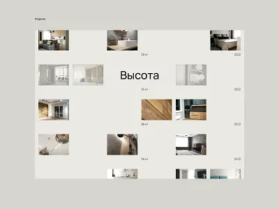 Profservice / Projects promo ui ux web