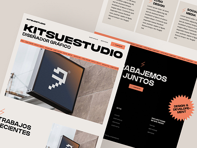 KITSU ESTUDIO - Web Design & Webflow Developement figma graphic design hero landing page ui web design website