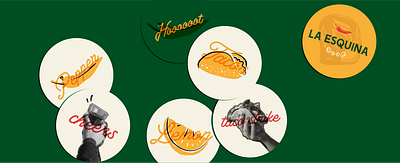 La Esquina Mexican Food branding design logotype mexican food restaurant branding restaurant logo visual identity