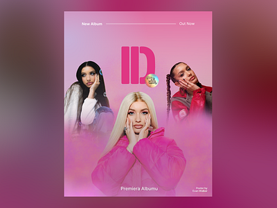 Viki Gabor "ID" Album Release, Promotional Poster Collection. album album cover album design branding design graphic design graphics illustration instagram logo poster poster design