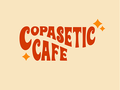 Copasetic Cafe 70s branding burntorange cafe cafebranding coffee design logo logodesign logosuite logosystem retro typography vector vintage