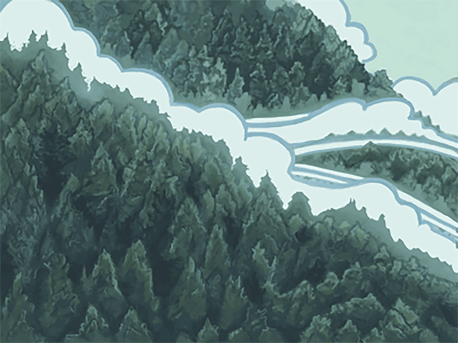 Mountain Air Animation 2d animation animation digital art digital painting environment environment study environmental motion graphics