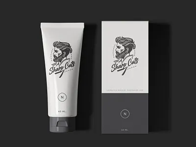 Sharp Cuts Barbershop barber shop bbarber branding character design flat icon illustration logo logo design mascot mascot design packaging vector