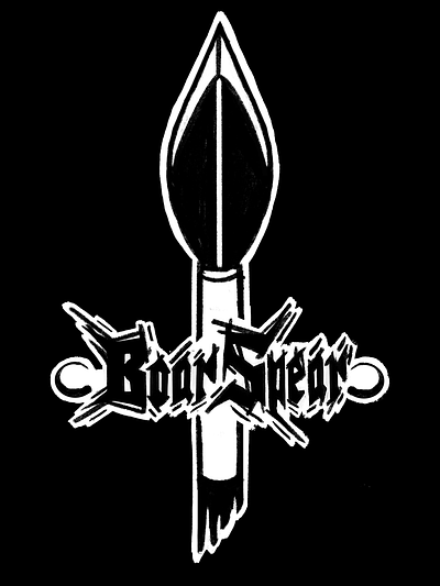 Boar Spear Logo Design alternative design band logo branding design digital art graphic design hardcore logo logo design metal punk
