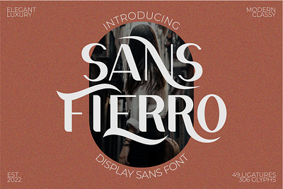 Free Display Sans Font – Sans Fierro free font