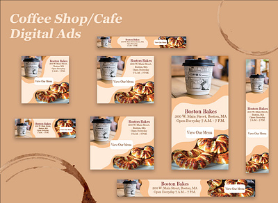 Cafe Digital Ads branding design