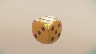 Dice_Animation 3d animation dice motion graphics render