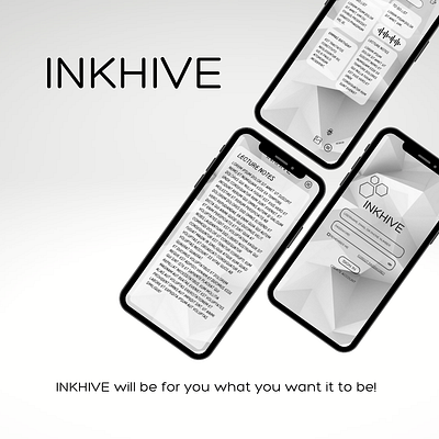 2nd prototype of INKHIVE animation app branding design graphic design illustration logo typography ui ux vector