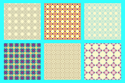 KDP Geometric Coloring Pattern decoration