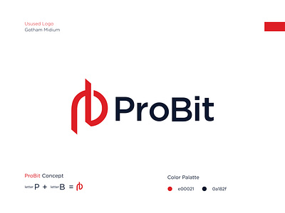 ProBit Logo Design 99 design b logo brand mark branding creative logo full branding icon logo logo brand logo design logo type minimal logo modern logo monogram p logo popular logo professional logo symbol unique logo visual identity