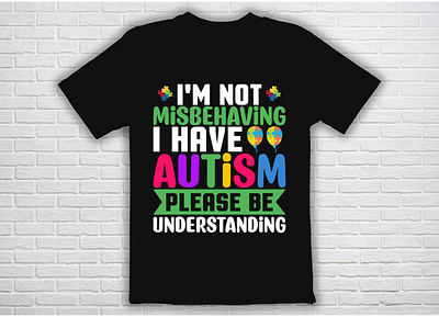 Autism Day t shirt design vector illness