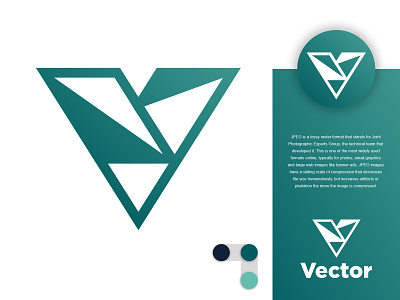Vector Logo Design. brand brand design branding design flat icon letter letter mark letter v logo logo design logotype minimal simple v logo vector