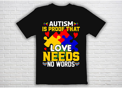 Autism Day t shirt design vector illness