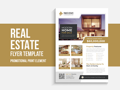 Modern Real Estate Flyer design banner branding brochure building construction flyer design exterior flyer graphic design home flyer hotel flyer modern flyer property property flyer real estate real estate flyer social media banner ui