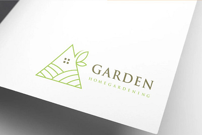House Home Gardening - Landscaping Logo Design agriculture