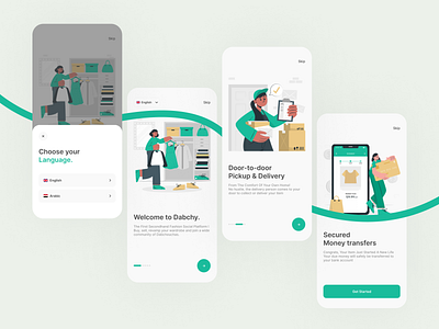 Dabchy Onboarding ecommerce onboarding product design ui ux